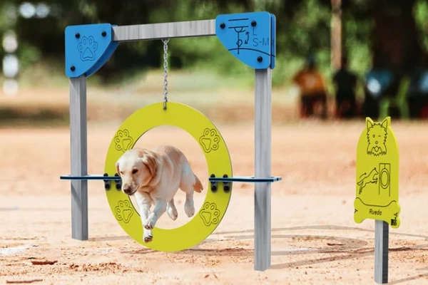 Rueda para Perros - Línea Parques, Parque de Mascotas - Power Fitness Pro