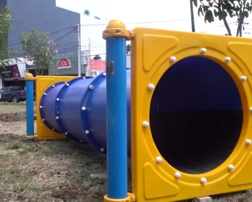 Túnel Doble para Mascotas Túnel Doble para Mascotas - Línea Parques, Parque de Mascotas - Power Fitness Pro