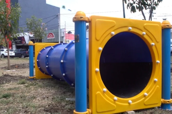 Túnel Doble para Mascotas - Línea Parques, Parque de Mascotas - Power Fitness Pro