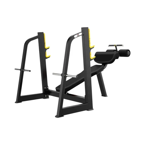 Banca declinada olimpica Banca declinada olimpica - Pro2, Línea Profesional para trabajar pecho - Power Fitness Pro
