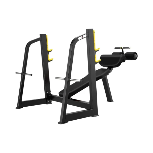 Banca declinada olimpica Banca declinada olimpica - Pro2, Línea Profesional para trabajar pecho - Power Fitness Pro