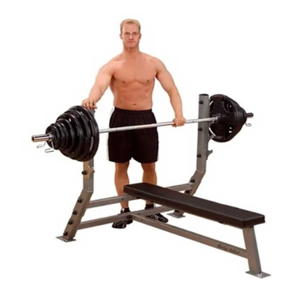 Banca Horizontal Olimpica (no incluye pesas) - Línea Hogar, Abdominales - Power Fitness Pro
