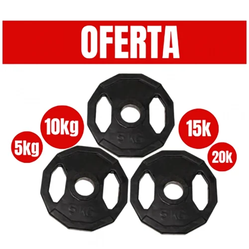 Discos Olímpicos de Hierro x Kilo Discos Olímpicos de Hierro x Kilo - Línea Hogar, Barras Discos y Pesas - Power Fitness Pro