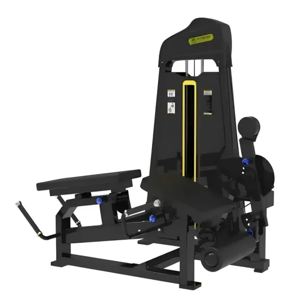 Dual Extensión Y Flexión Echado - Pro1, Línea Profesional para trabajar piernas - Power Fitness Pro
