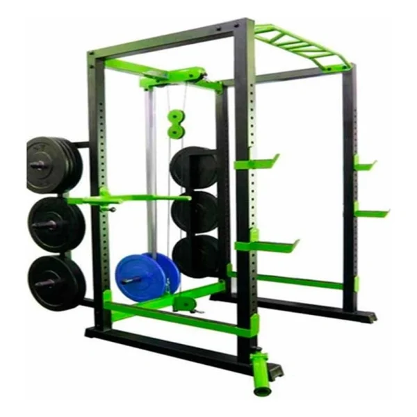 Jaula de Sentadillas, Polea Alta y Baja V5000 Jaula de Sentadillas, Polea Alta y Baja V5000 - Línea Hogar, Racks / Soportes / Jaulas - Power Fitness Pro