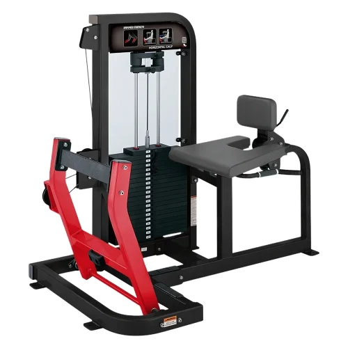 Máquina Pantorrillera Sentado 80 KG Máquina Pantorrillera Sentado 80 KG - Hamer, Línea Profesional para trabajar piernas - Power Fitness Pro