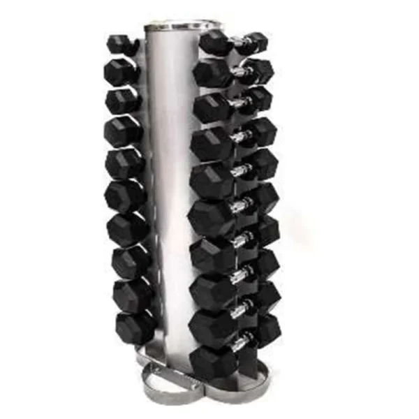 Rack Vertical de Mancuernas - OKP, Línea Profesional para trabajar accesorios - Power Fitness Pro