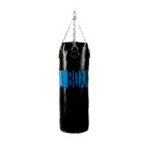 Saco relleno de cuero de 1.70 de alto por 0.35 cm de diametro con cadena Saco relleno de cuero de 1.70 de alto por 0.35 cm de diametro con cadena - Línea Hogar, BOX - Power Fitness Pro