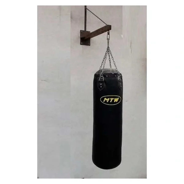 Saco relleno de cuero de 1.80 de alto por 0.35 cm de diametro con cadena Saco relleno de cuero de 1.80 de alto por 0.35 cm de diametro con cadena - Línea Hogar, BOX - Power Fitness Pro