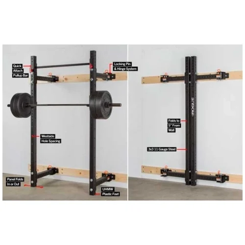 Soporte de Sentadillas Plegable (No incluye accesorios, barra, ni disco) Soporte de Sentadillas Plegable (No incluye accesorios, barra, ni disco) - Línea Hogar, Racks / Soportes / Jaulas - Power Fitness Pro