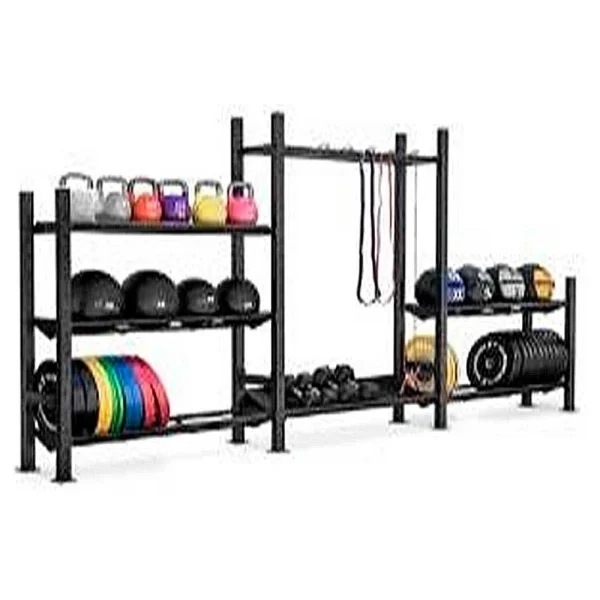 Soporte Multiple Grande para Pelotas, Pesas Rusas, Correas, Ligas, Sacos Búlgaros Soporte Multiple Grande para Pelotas, Pesas Rusas, Correas, Ligas, Sacos Búlgaros - Línea Hogar, Crossfit - Power Fitness Pro